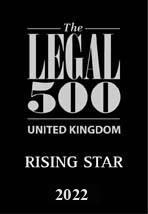 The Legal 500 - Rising Star 2022 Logo