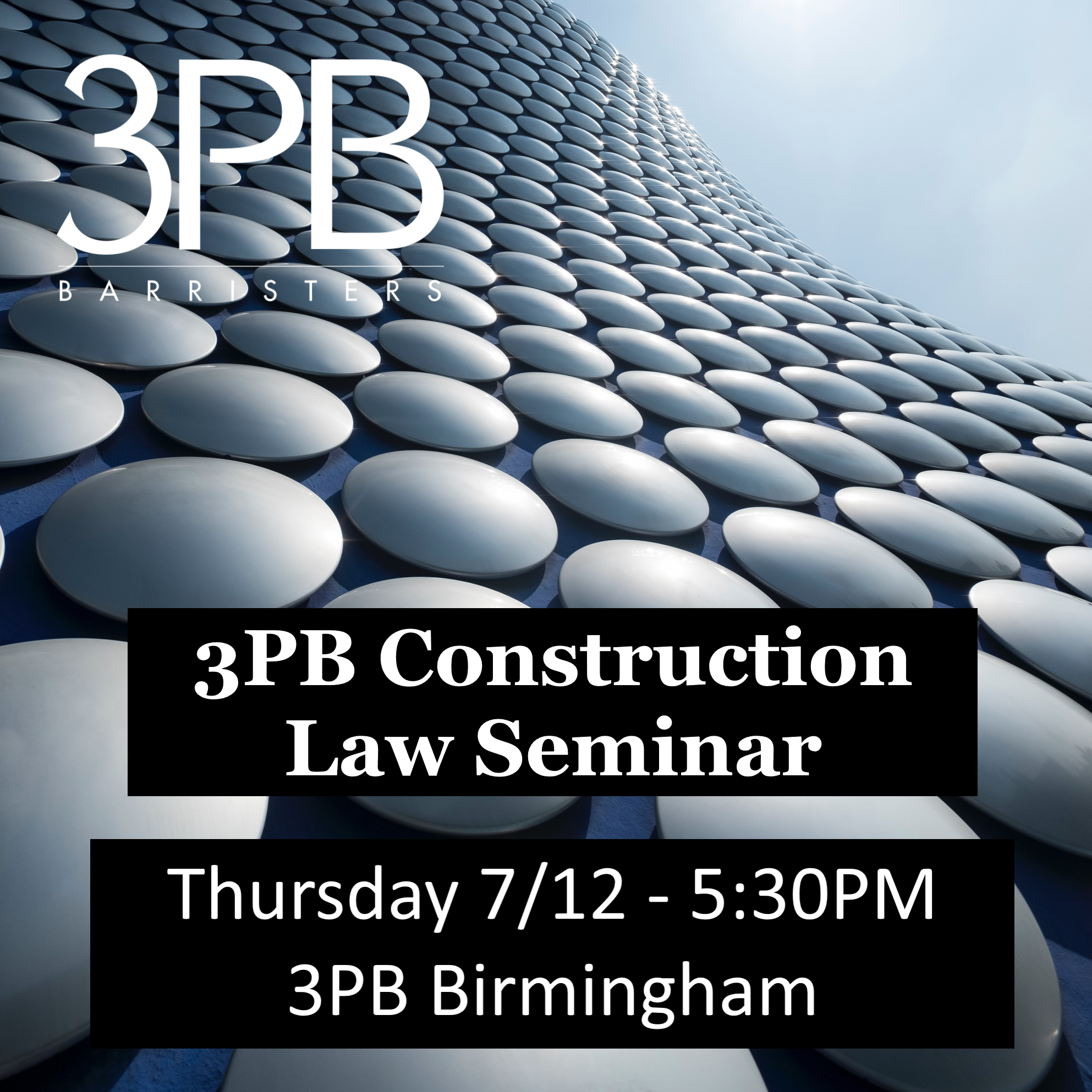 Construction law seminar - Birmingham