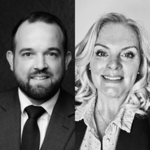 Andrew Duncan and Gemma Chapman