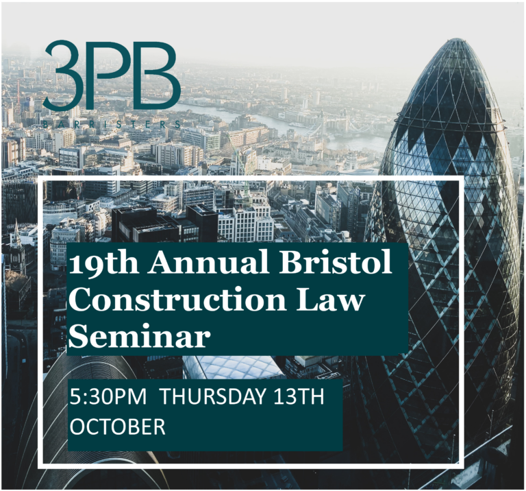 Annual Construction Law Seminar Bristol 3PB Barristers