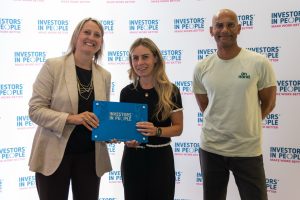 Claire Christie and IiP acreditation