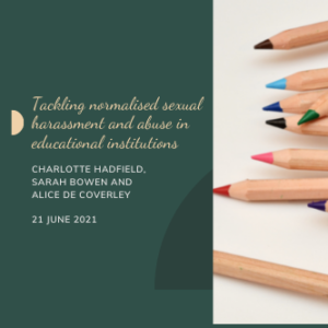 sexual harassment in schools webinar