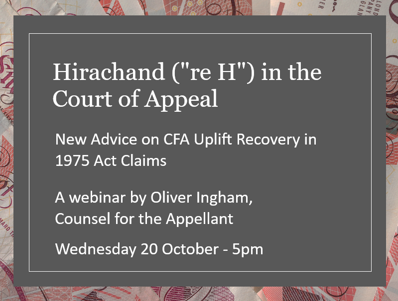 Hirachand (“Re H”) in the Court of Appeal - via Zoom - 20 October 5pm 1 Hirachand website final