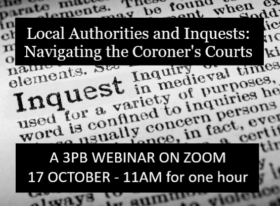 Local authorities and inquests webinar