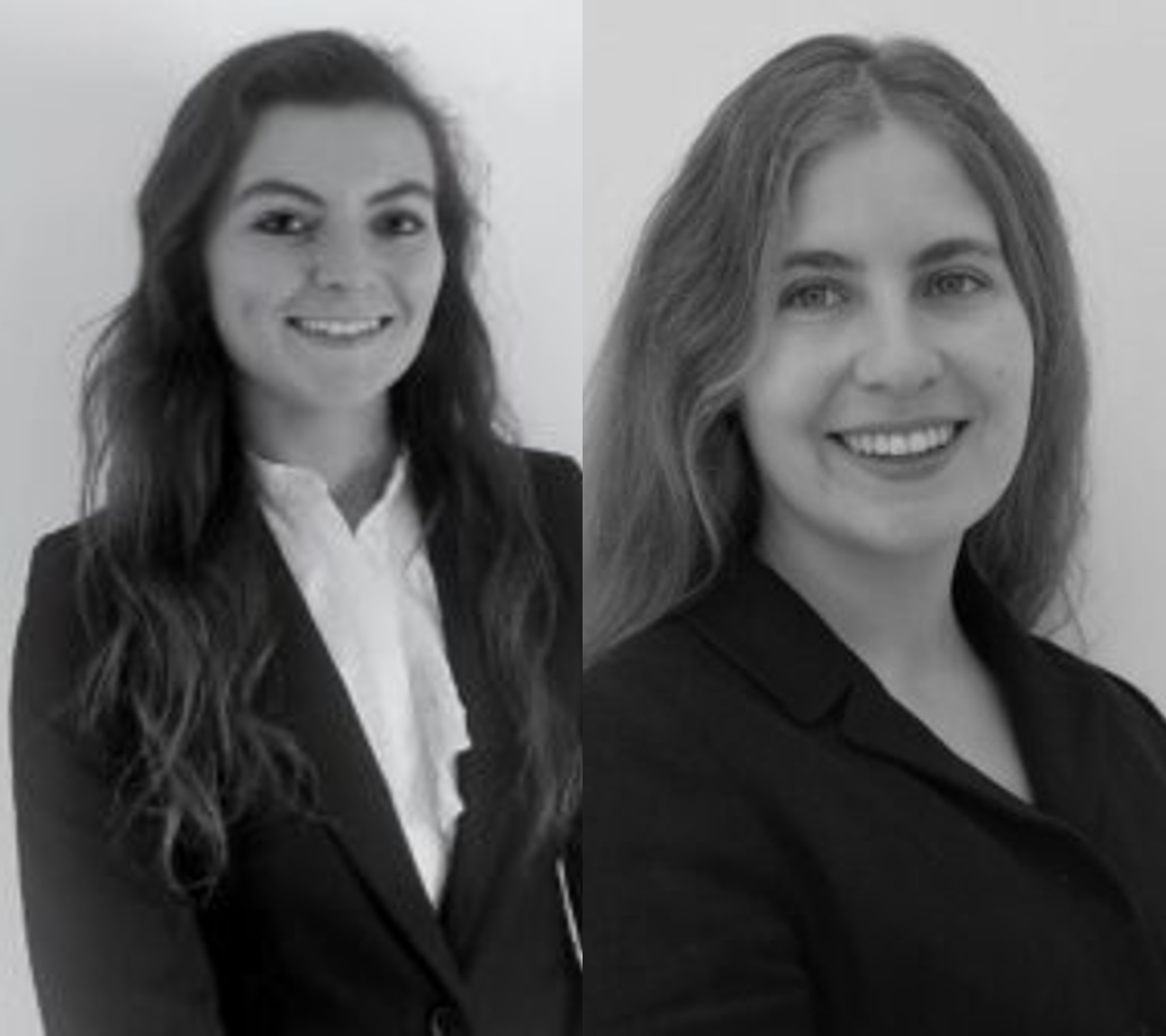 Two new pupil barristers Lucy Bill and Rosa Thomas join 3PB 1 LB RT duo 2