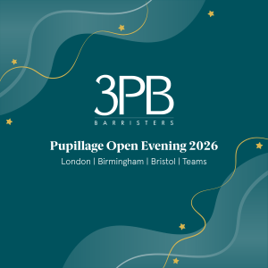 Pupillage Open Evening 2026 square banner 1