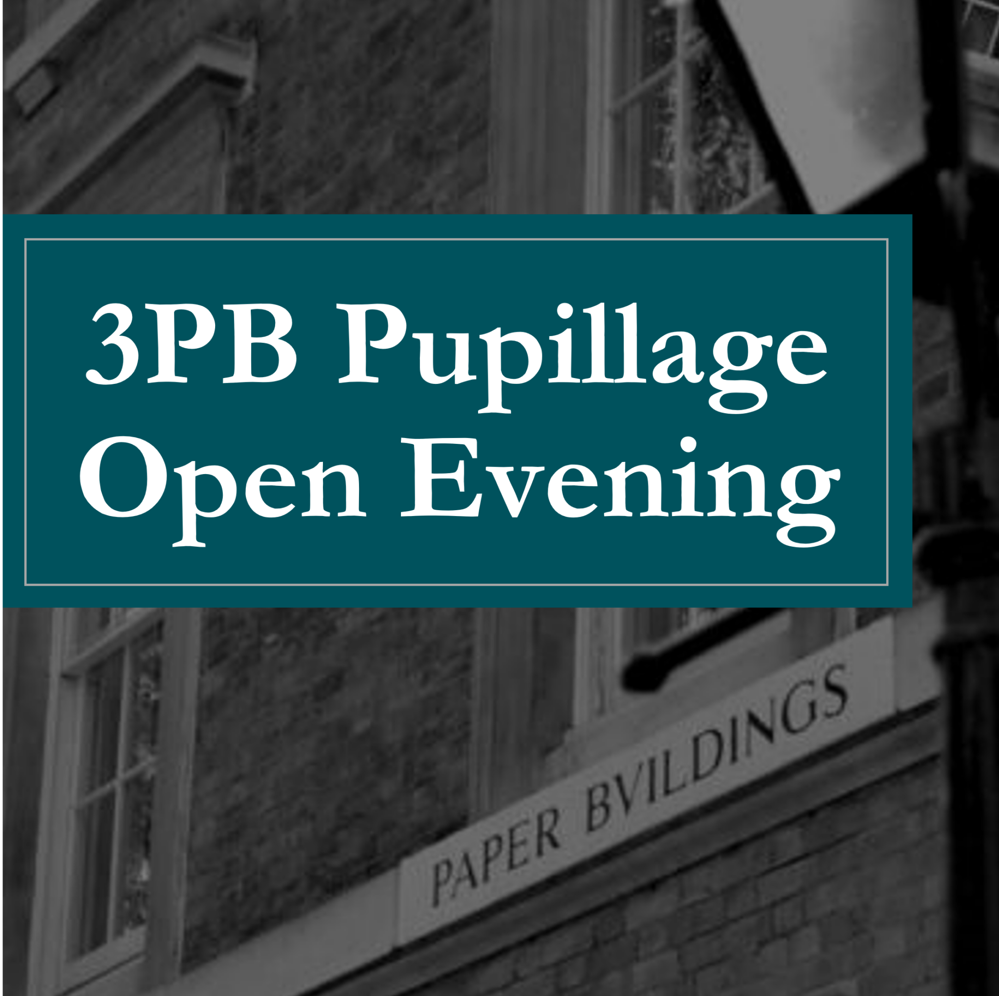 3PB Pupillage Open Evening | 3PB Barristers