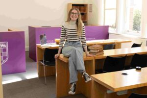 Sophie mock courtroom