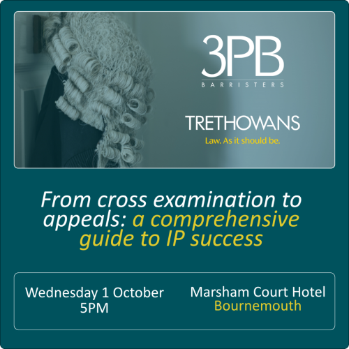 Trethowans 3PB A comprehensive guide to IP success Marsham Court Hotel 1 10 2025