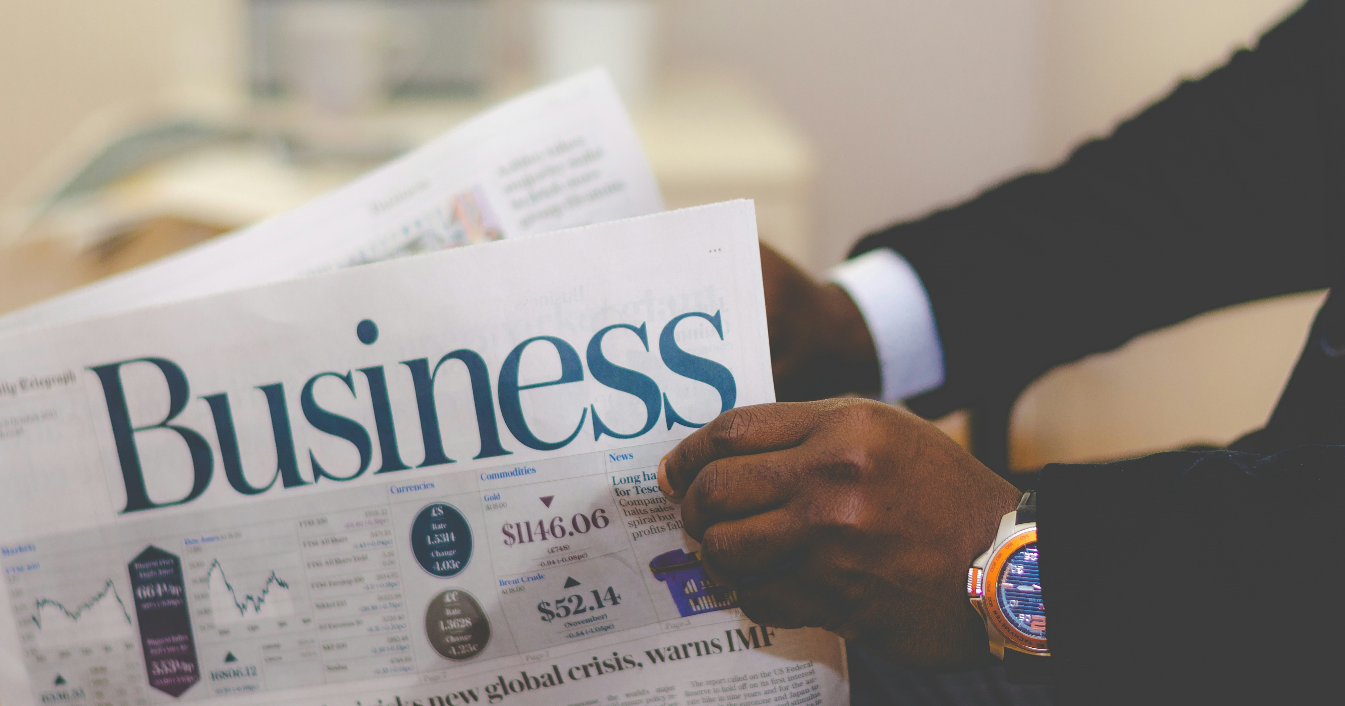 business page header